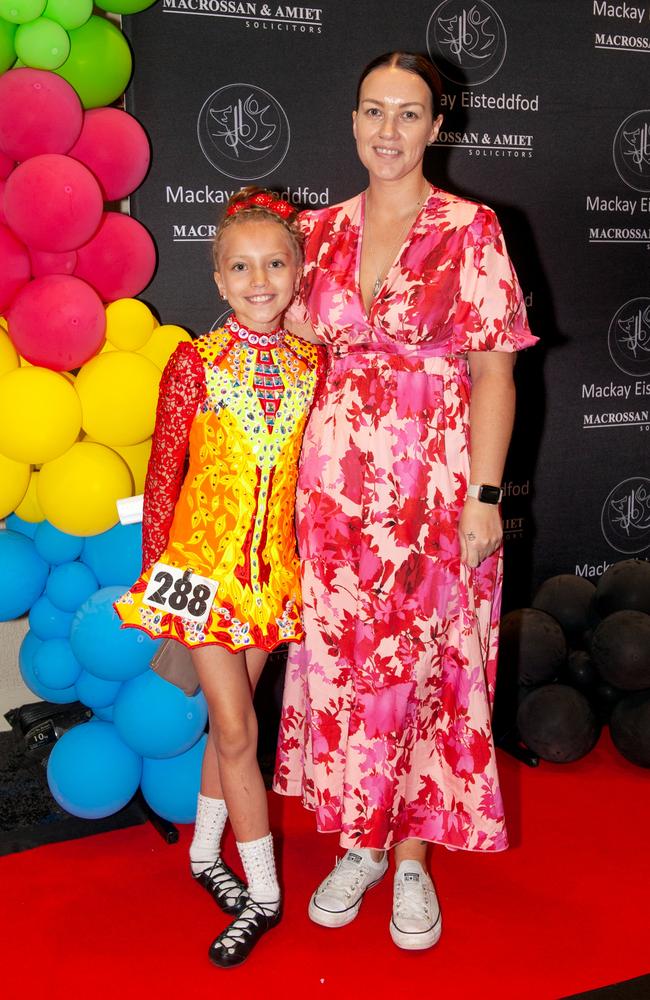 Millie Mounsey and Tamara Neale at Mackay Eisteddfod 2022Picture: Michaela Harlow