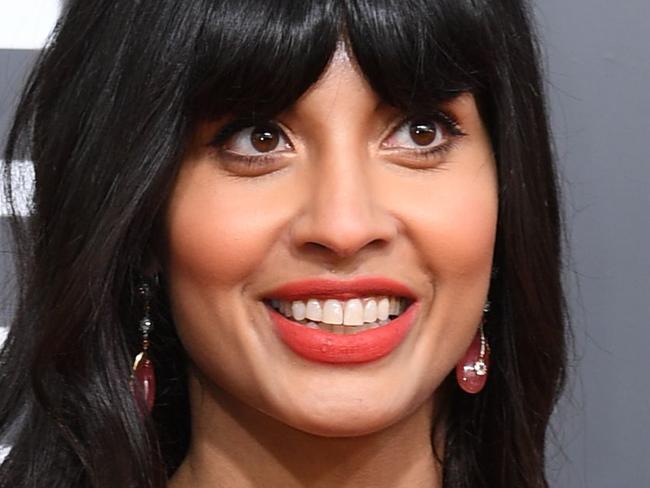 British actress Jameela Jamil arrives for the 76th annual Golden Globe Awards on January 6, 2019, at the Beverly Hilton hotel in Beverly Hills, California. (Photo by VALERIE MACON / AFP)