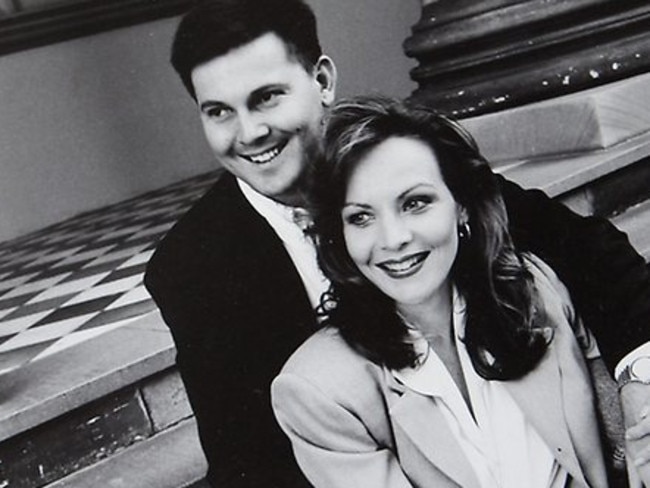 Gerard and Allison Baden-Clay at their engagement party.