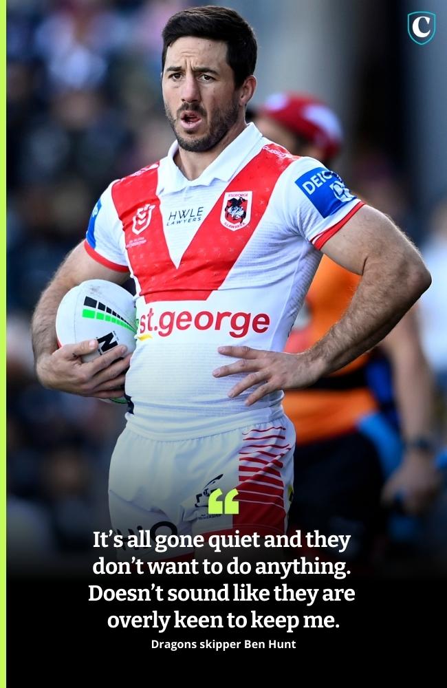 St George Illawarra Dragons captain Ben Hunt.