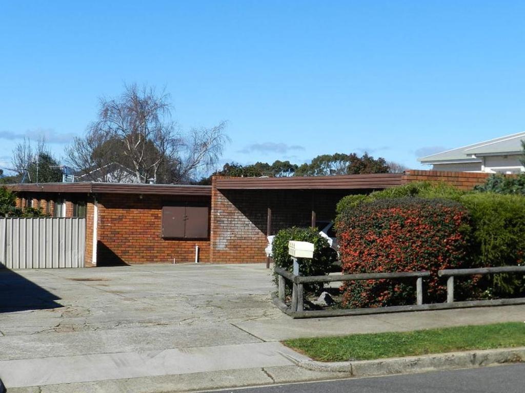 His most successful purchase was this block of four flats in Burnie, Tasmania.