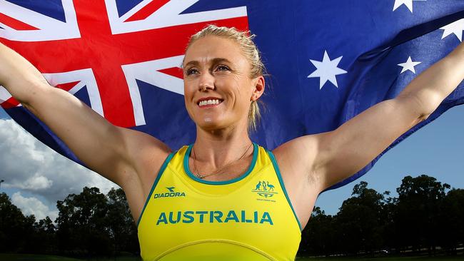 Sally Pearson has missed out on the honour of carrying the Australian flag . Picture: Adam Head