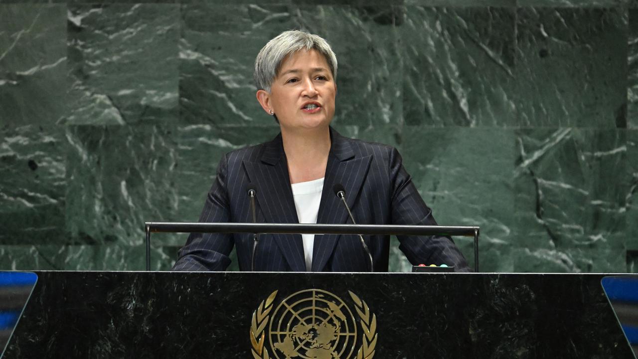 Foreign Affairs Minister Penny Wong has insisted pro-Palestinian protests in Adelaide on October 7 should not go ahead. Picture: Timothy Clary/AFP