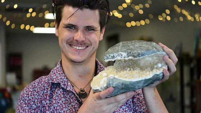 Michael Boon of Boon’s Crystals in Bundaberg.