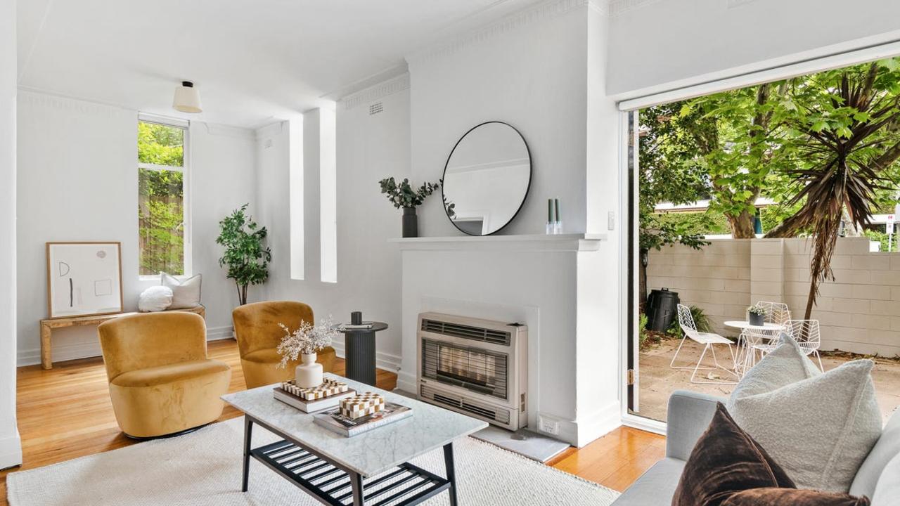 Toorak’s apartment market also lost ground in 2024. This unit at 1/633 Malvern Rd sold for $800,000 in November, in an indication of what you get for your money there.