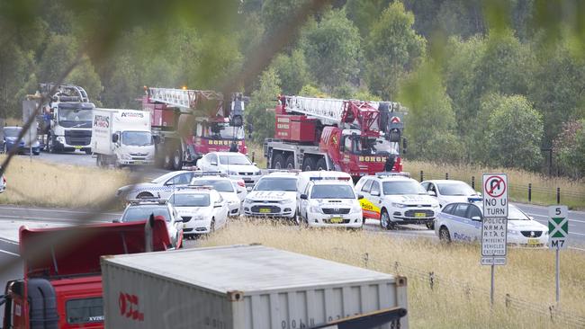 A woman was killed after her car was involved in a three vehicle accident on the M7 northbound at Cecil Hills which is identified as a vulnerable area on the motorway.