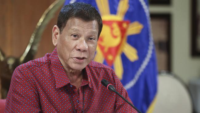 Philippine President Rodrigo Duterte.