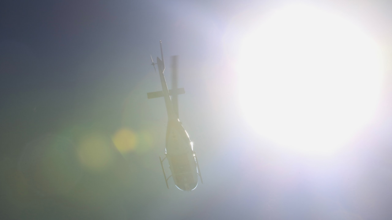 Two helicopters crash on the Gold Coast