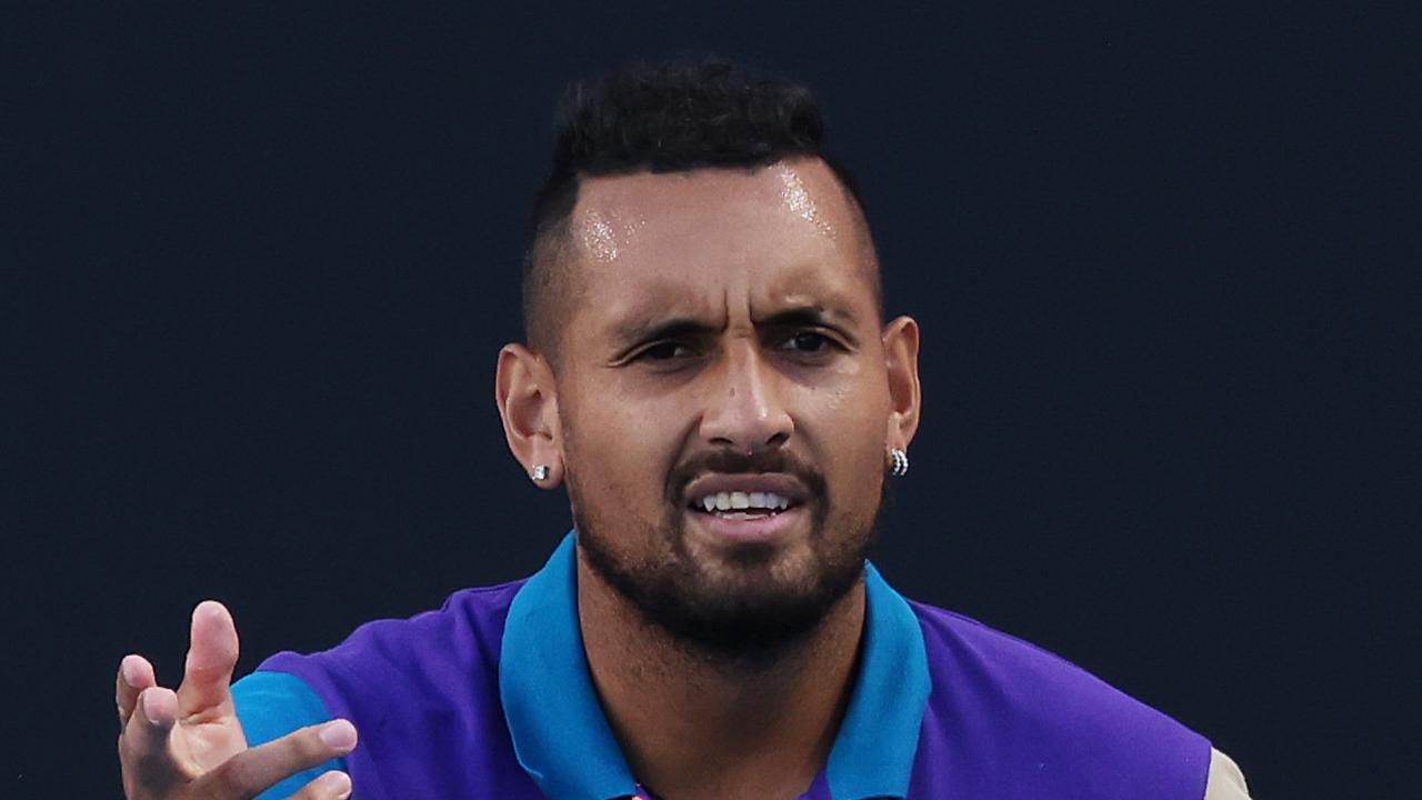 What needs to happen for Nick Kyrgios to play Novak Djokovic? (Photo by Jonathan DiMaggio/Getty Images)