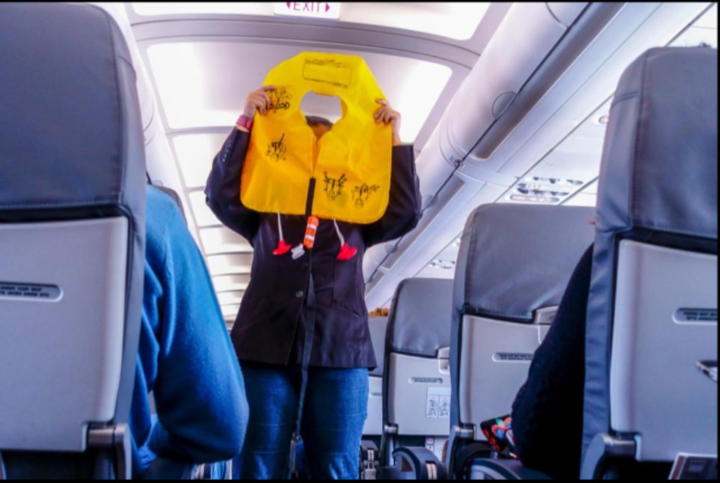 While it’s becoming increasingly common for passengers to try and grab souvenirs from planes, the main items passengers try and take is the life jacket. Picture: iStock