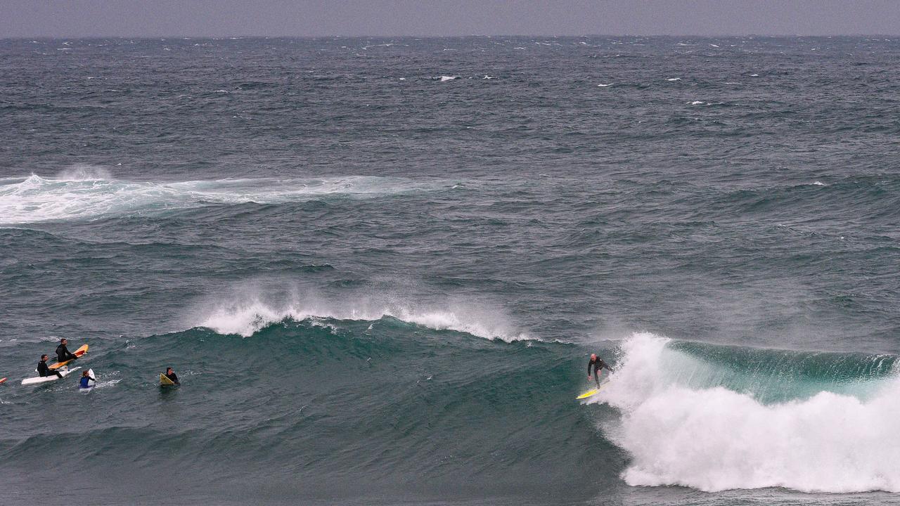 Huge waves are expected on the NSW coast on Tuesday and Wednesday. Picture: NCA NewsWire / Flavio Brancaleone