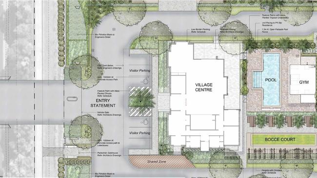 Concept designs for the proposed Oak Tree Seniors Village on Carrs Drive, Yamba.