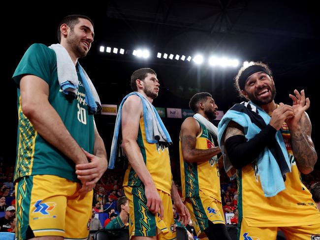 The JackJumpers are preparing for the NBL grand final series. (Photo by Will Russell/Getty Images)