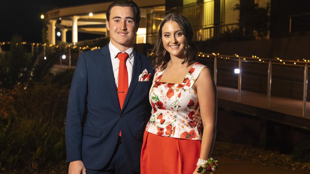 FORMAL FLOP: This year’s Fairholme College senior formal has been postponed due to the recent COVID outbreak in Brisbane. Matthew Neville and Emma Chesterfield made a dashing couple at last year’s Fairholme College formal held at Picnic Point on September 16, 2020. Picture: Kevin Farmer