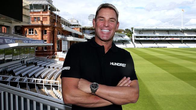 Shane Warne at Lord’s. He wants to press the accelerator on the arena of his greatest triumphs, Test cricket. Picture: Jack Thomas/Getty