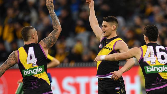 Dion Prestia has performed valuable “run with” roles this season. Photo: AAP Image/Julian Smith