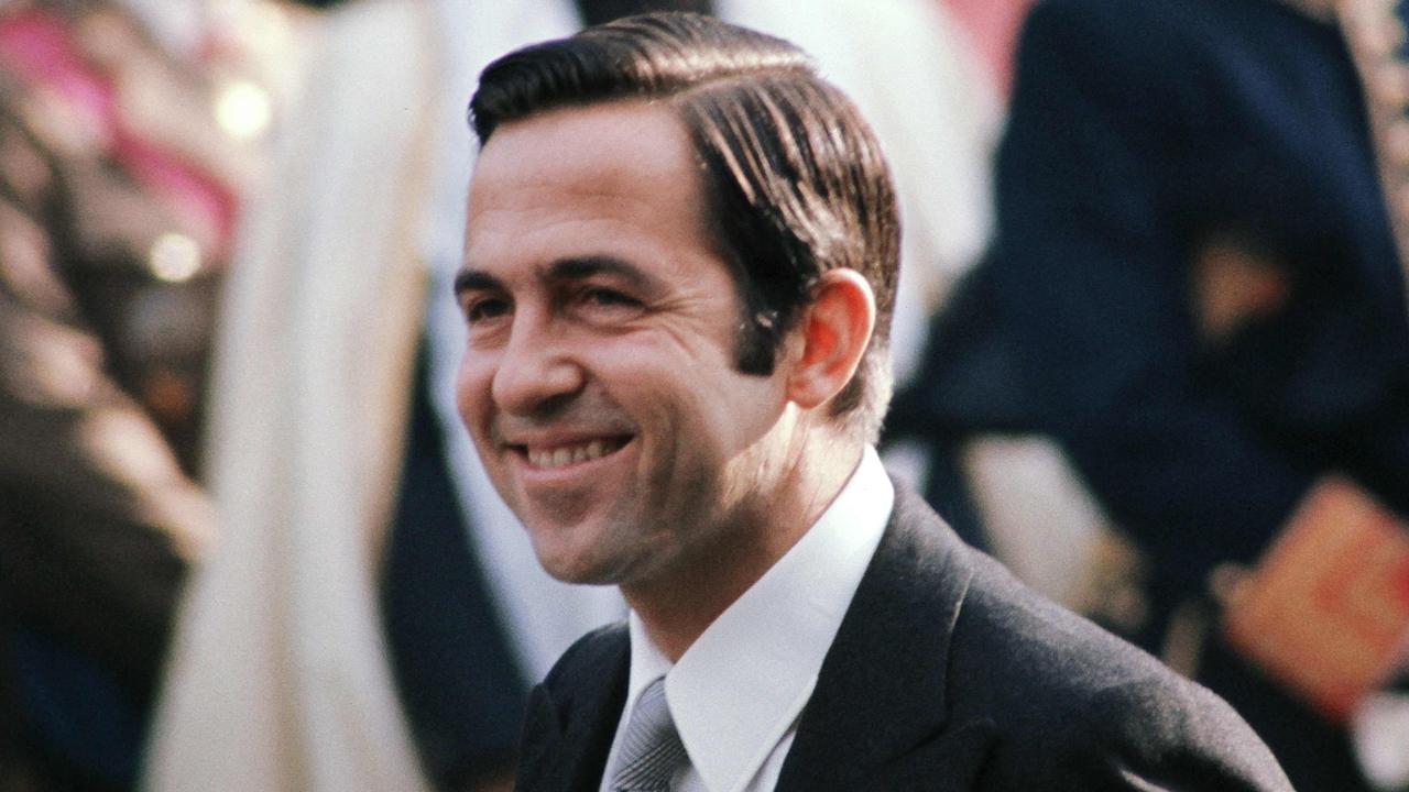 This file photo taken in 1975 shows former king Constantine II of Greece during a visit in Madrid. Picture: AFP