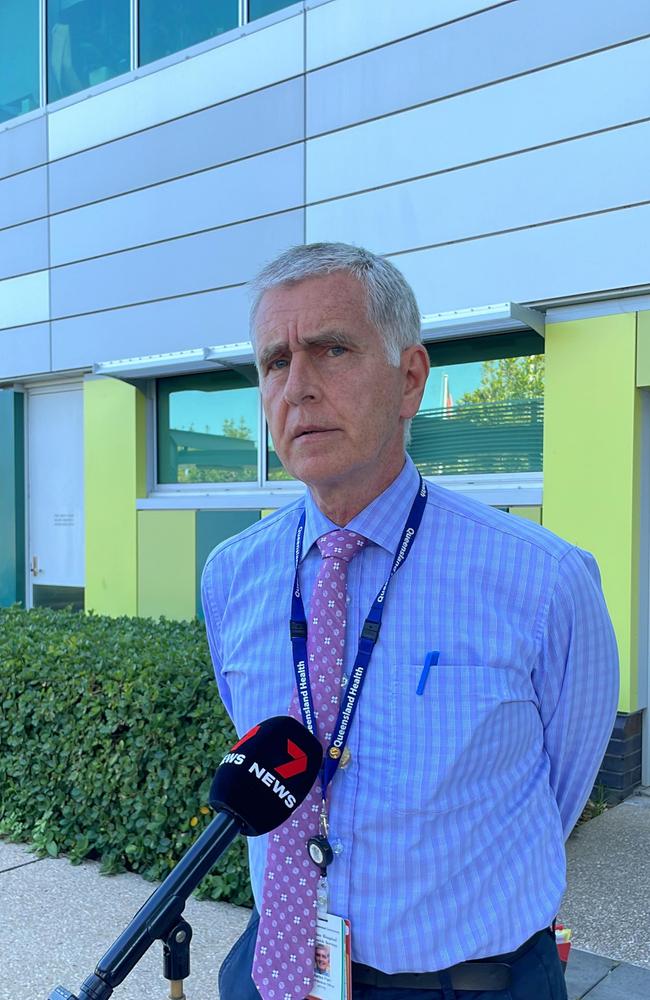 Mackay Base Hospital chief medical officer Dr Charles Pain said they were considering "all options" for the emergency helipad closure from 2024 to 2026. Photo: Zoe Devenport