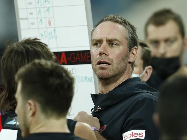 Rutten began coaching the Bombers this season. (Photo by Darrian Traynor/AFL Photos/via Getty Images)