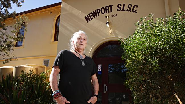 Bruce Cooper outside Newport surf club. Picture: Adam Yip / Manly Daily