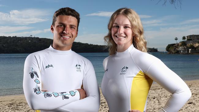 Australian sailors Brin Liddell and Rhiannan Brown are ranked No. 10 in the world. Picture: Cameron Spencer/Getty Images