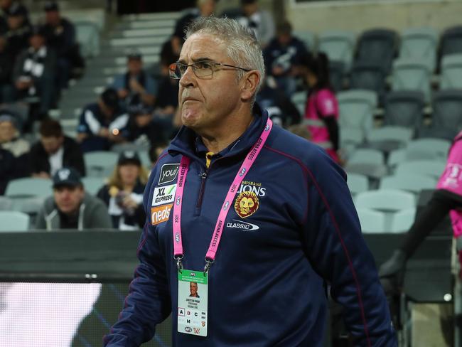 Chris Fagan, senior coach of the Lions.