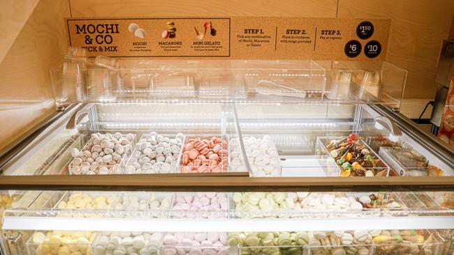 A preview of a Japanese mochi bar at Coles manly Peninsular. Picture: supplied