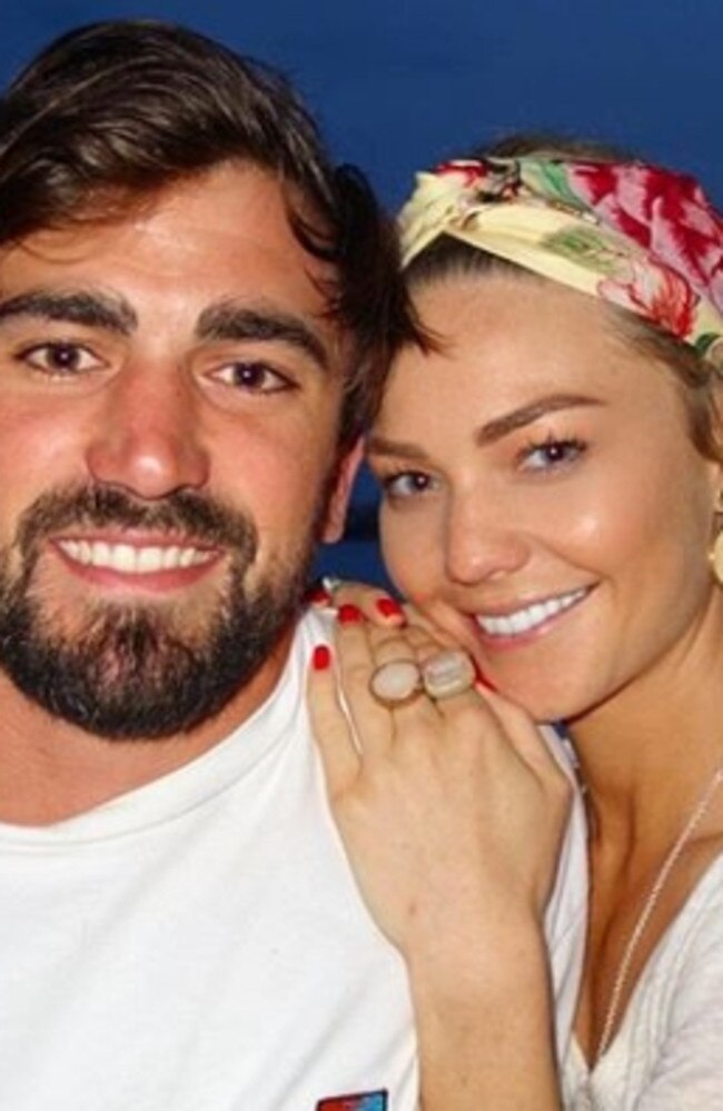 Former Bachelorette Sam Frost has reunited with Dave Bashford. Picture Instagram https://www.instagram.com/p/BsDH60QHuAM/