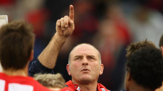 Melbourne coach Dean Bailey’s time at Melbourne included the infamous 2009 “tanking” controversy