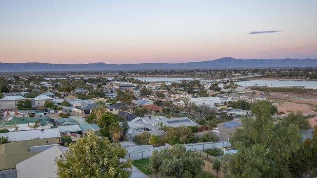 Port Augusta pictured from the watertower. Picture: Ben Clark