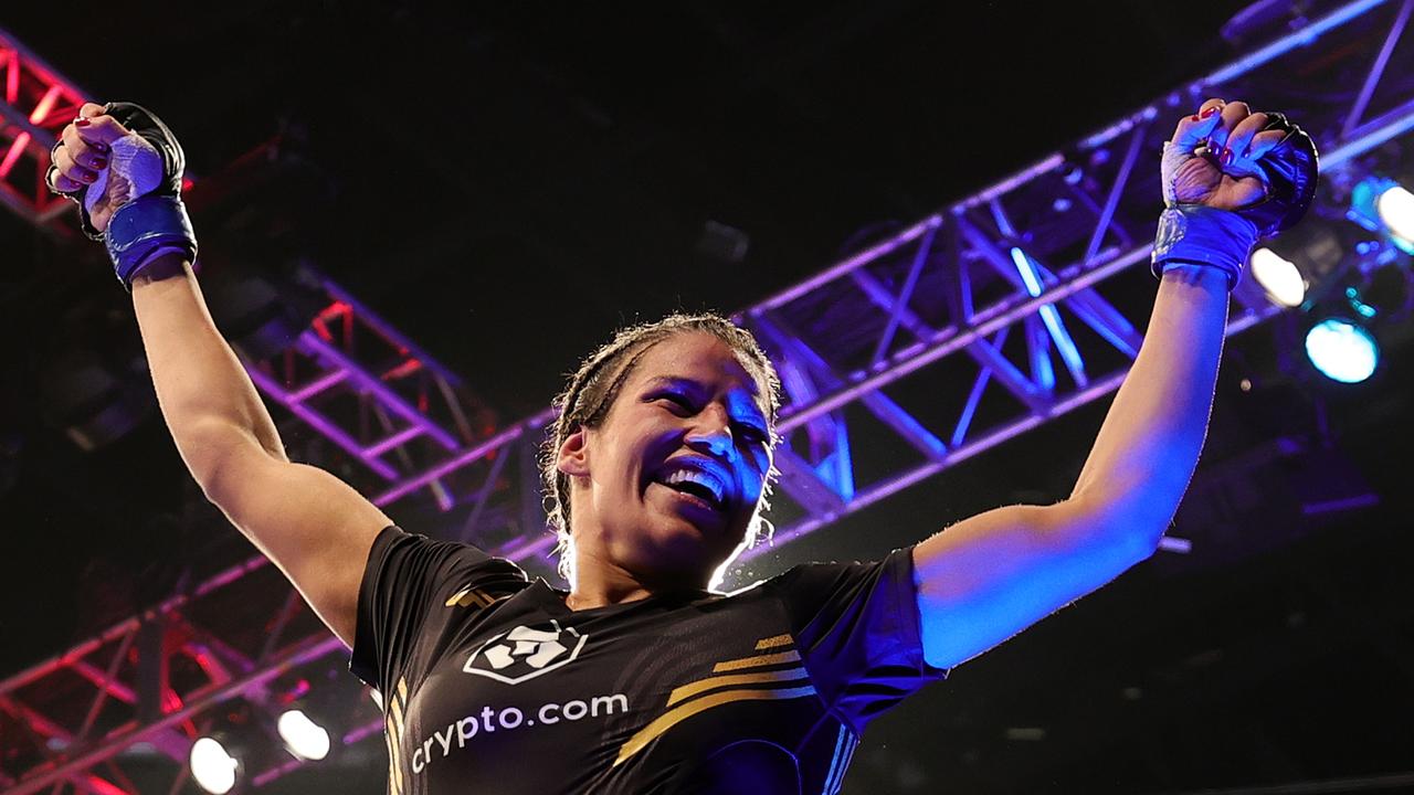 Julianna Pena shocked the world. Photo by Carmen Mandato/Getty Images