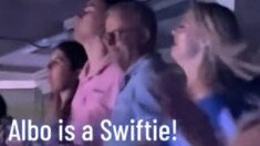 Anthony Albanese dancing up a storm at the Taylor Swift concert.