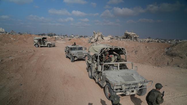 Israeli soldiers in Rafah. Israel’s choice is surrender to the death of a million atrocities or conduct war in operationally and morally messy environments. Picture: AFP