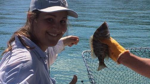 Koenen with a big catch on Magnetic Island. Picture: Instagram