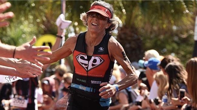 Jenny Alcorn is a former World Kona Ironman champion, SPTC coach and triatholon athlete. She has recently been diagnosed with an aggressive form of brain cancer. Picture: Supplied