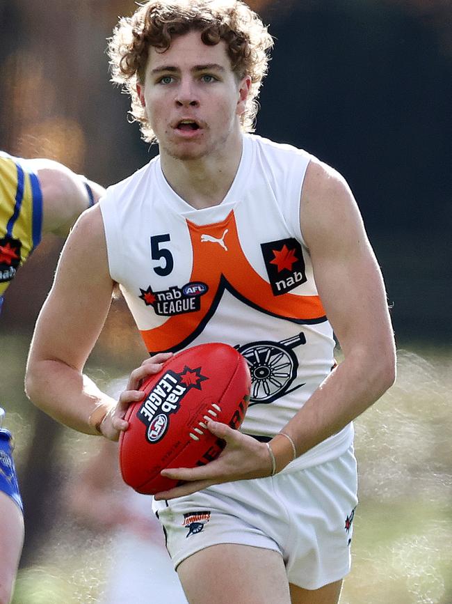 Zac Taylor in action for Calder Cannons. Picture: Michael Klein