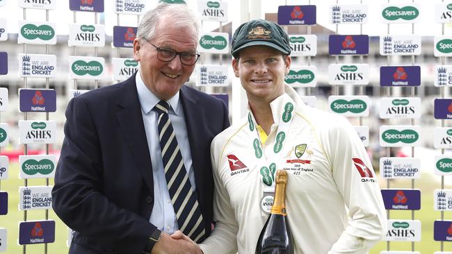 Steve Smith was named player of the match award at Edgbaston. Picture: Ryan Pierse/Getty