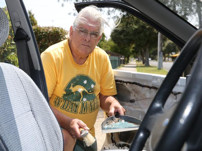 Bob Irvine was the victim of a road rage incident. Picture: Peter Ristevski.