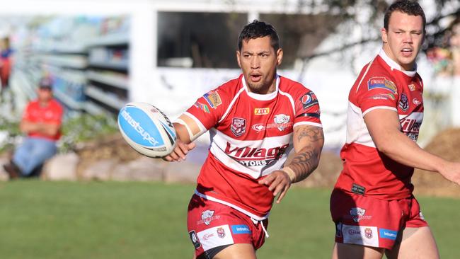 Former Redcliffe Dolphin Shane Pumipi was integral for the Panthers again. Photo: Jon Sloan.