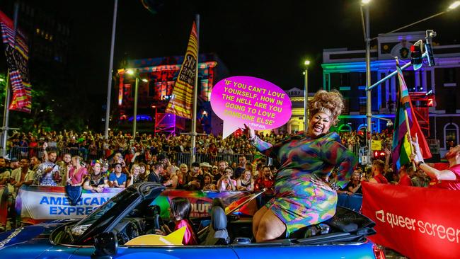 Former US legislative aide Aidan Maese-Czeropski will take part in this year’s upcoming Sydney Mardi Gras. Picture: Roni Bintang/Getty Images