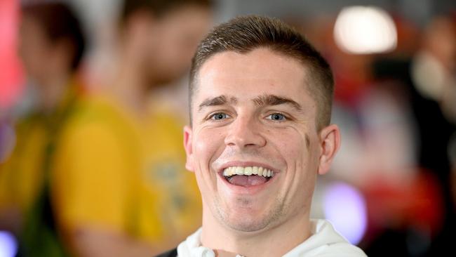 Cameron Devlin is happy to be back in the Socceroos squad. Picture: Jeremy Piper