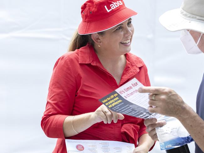 Lord Mayoral candidate Tracey Price said the camera pledge was a desperate move by the LNP. Picture: Richard Walker