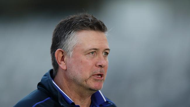 Bulldogs coach Dean Pay is another coach under pressure with the dogs on just one win for the season. Picture: Getty Images.