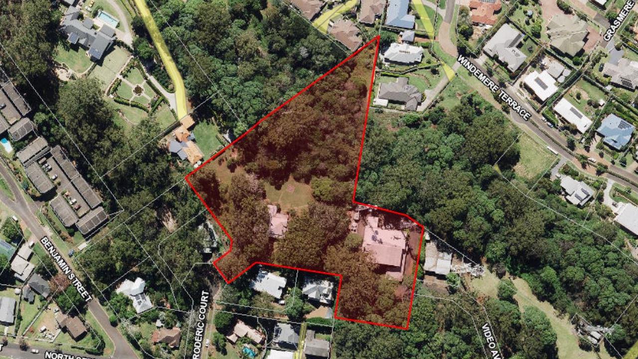 An approved subdivision on Video Avenue in Mount Lofty by developer Barry O'Sullivan.