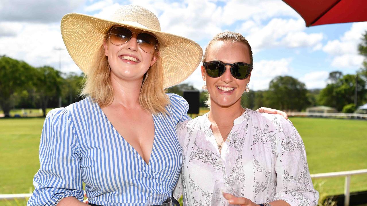 Jessica Rea and Serena Osbourne at the Polo &amp; Provedores, Noosa. Picture Patrick Woods.