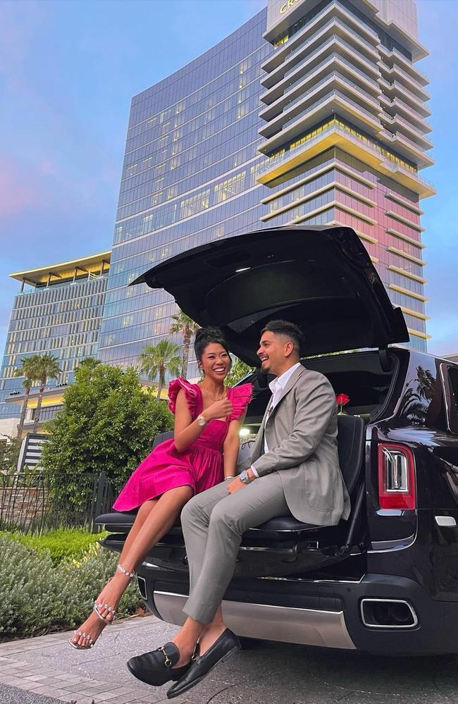 Glamour couple Cynthia Lu and Yusuf Khan founded Modco Residential. Picture: Instagram