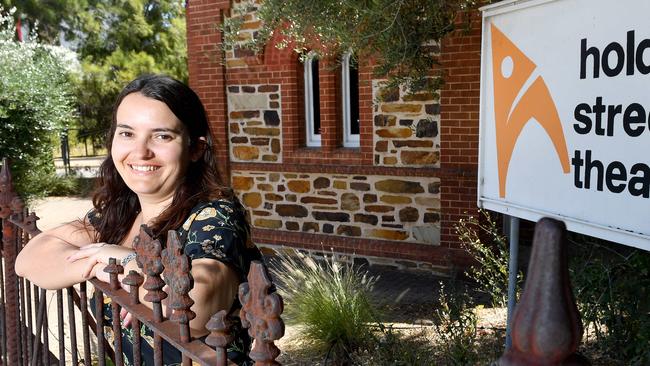 Holden Street Theatres marketing co-ordinator Elizabeth Murrie. Picture: AAP/Mark Brake