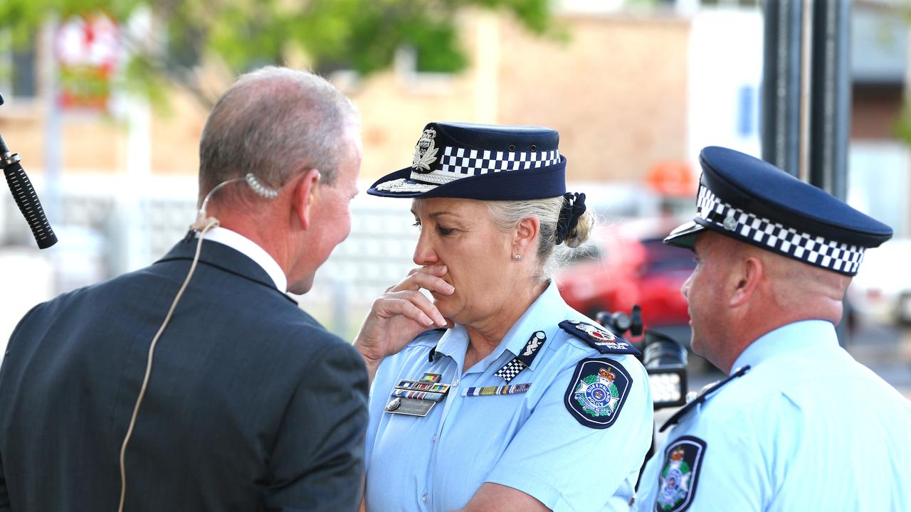 The officers “didn’t stand a chance” against the hail of bullets according to Queensland Police Commissioner Katarina Carroll. Picture David Clark NCA/Newswire