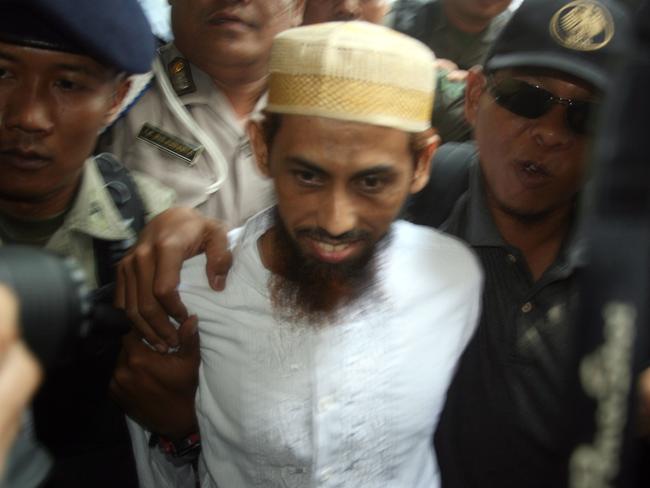 Bombmaker Umar Patek after his arrest in Pakistan in 2011.