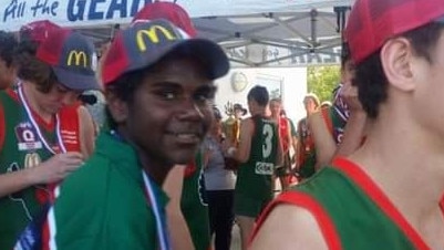 Young Sandgate Hawks AFL player, Nicholas-Roma Tipungwuti, who passed away on May 14.